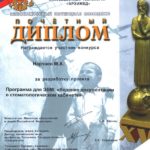 Диплом участника конкурса Инновационный потенциал молодежи-2012 Нарчаева М.А.