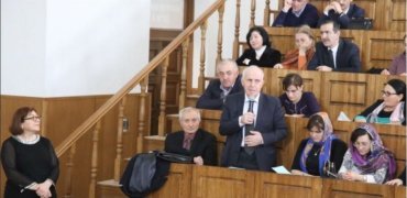 На конференции "Актуальные вопросы профилактики и лечения в гериатрии"